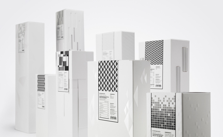 Noble房地產開發(fā)商食品禮盒禮品套裝包裝設計，源自建筑的設計靈感