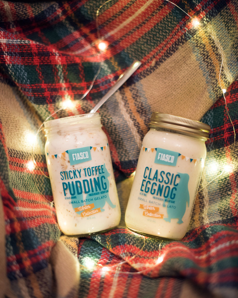 動物圖案風 Fiasco 意式冰淇淋甜食冬季版包裝設計