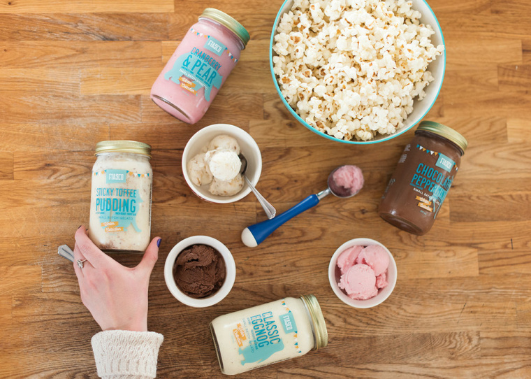 動物圖案風 Fiasco 意式冰淇淋甜食冬季版包裝設計