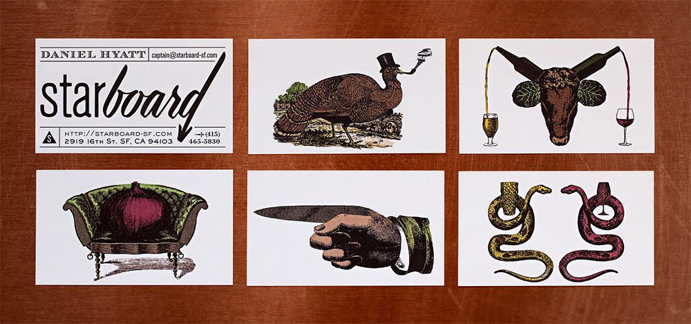 Starboard餐廳餐飲品牌形象設(shè)計－充分創(chuàng)意，復(fù)古和手繪的藝術(shù)風(fēng)格－上海品牌設(shè)計公司