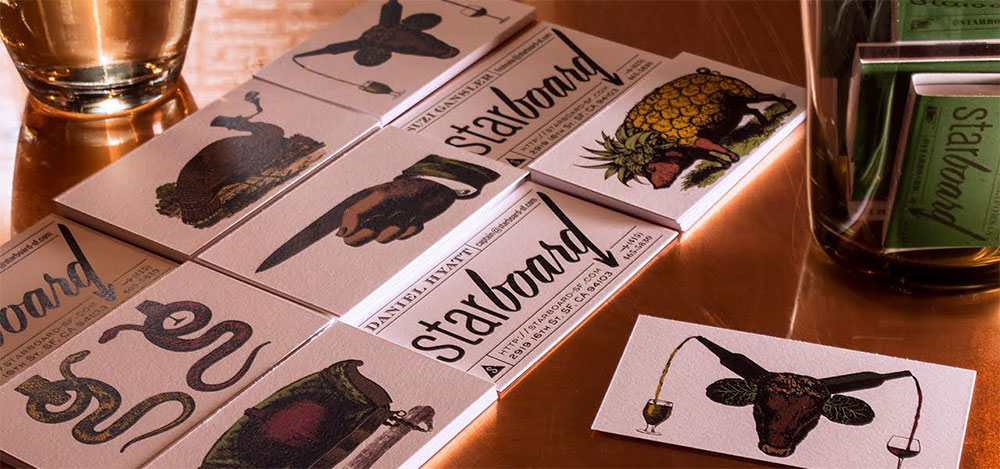 Starboard餐廳餐飲品牌形象設(shè)計－充分創(chuàng)意，復(fù)古和手繪的藝術(shù)風(fēng)格－上海品牌設(shè)計公司