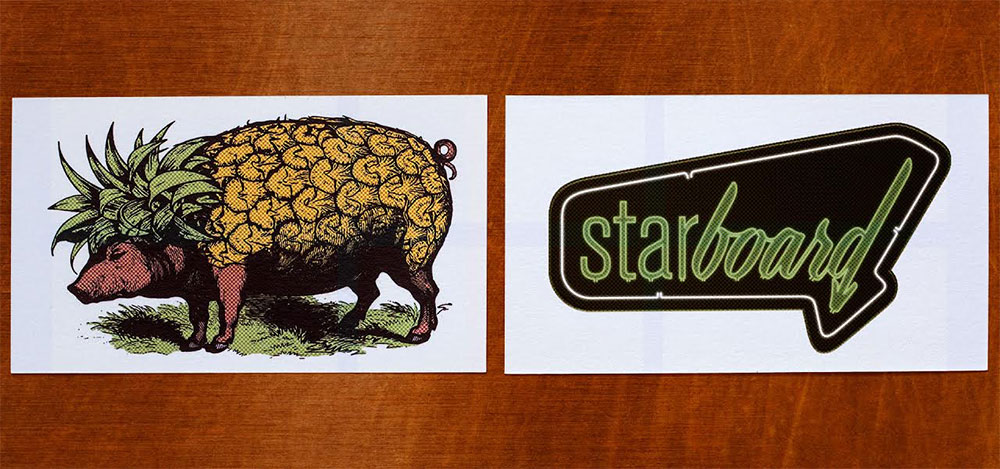 Starboard餐廳餐飲品牌形象設(shè)計－充分創(chuàng)意，復(fù)古和手繪的藝術(shù)風(fēng)格－上海品牌設(shè)計公司