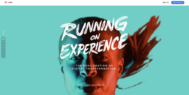 2018年9個(gè)最前沿的網(wǎng)頁設(shè)計(jì)趨勢-充滿活力，飽和的配色方案