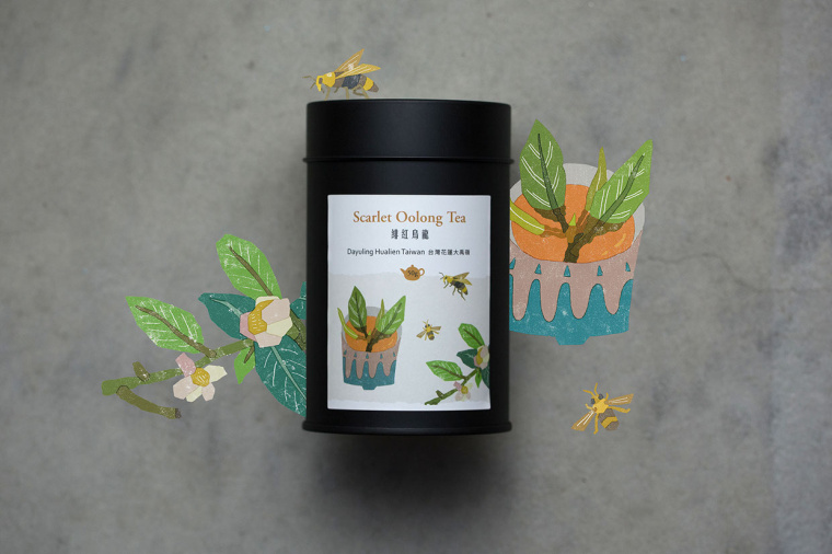 臺(tái)灣芳香茶茶葉包裝設(shè)計(jì)”臺(tái)灣自然植物插畫(huà)篇“