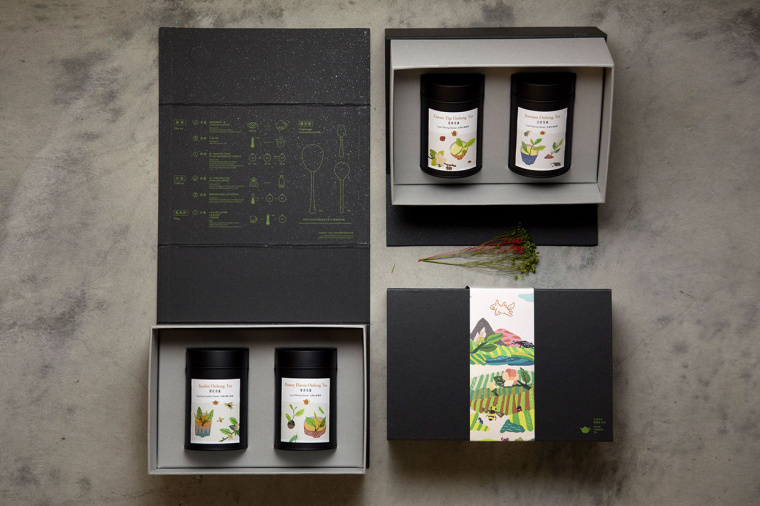 臺(tái)灣芳香茶茶葉包裝設(shè)計(jì)”臺(tái)灣風(fēng)光與植物合集篇“