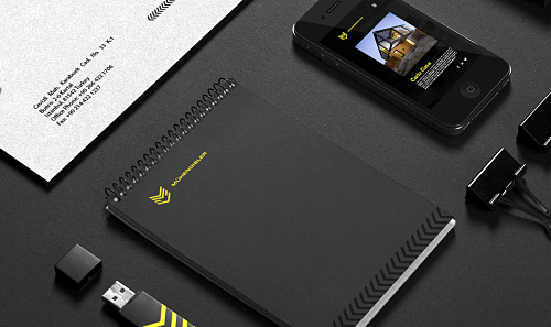 Mhendisler建筑公司幾何線條風(fēng)格企業(yè)VI設(shè)計(jì)