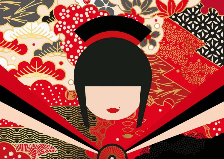 驚艷您眼球的Make B.口紅包裝設(shè)計，一股濃郁艷麗的東方風(fēng)情插畫