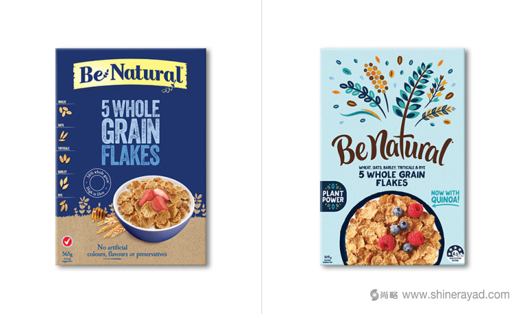 Be Natural 燕麥片包裝設(shè)計(jì)欣賞-上海包裝設(shè)計(jì)公司