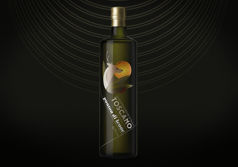 Punton di Leone 橄欖油包裝設(shè)計動物創(chuàng)意插畫篇-上海包裝設(shè)計公司食用油包裝欣賞