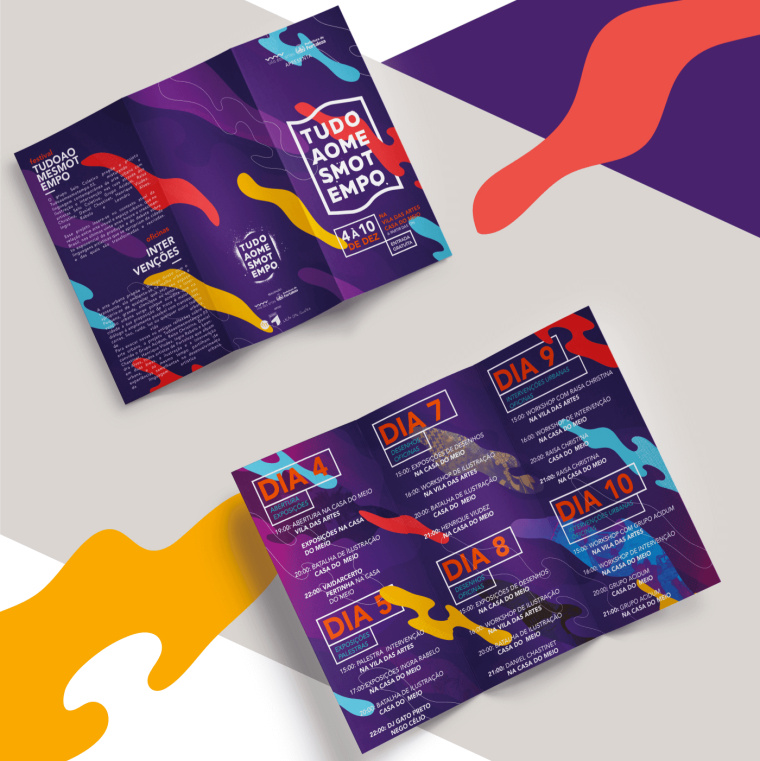 采用有趣圖形的宣傳畫冊三折頁-設(shè)計三折頁宣傳冊的20種創(chuàng)意方式-上海宣傳冊設(shè)計公司