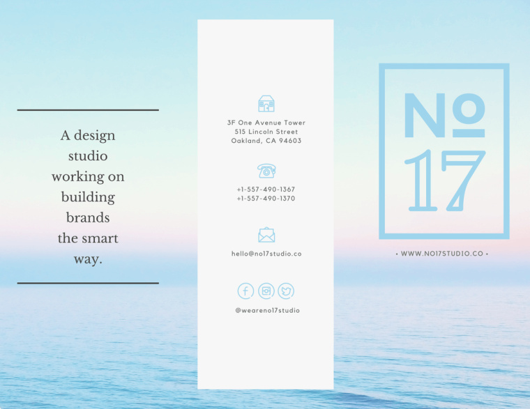 使用大號字體的宣傳冊三折頁設(shè)計-上海宣傳冊設(shè)計公司