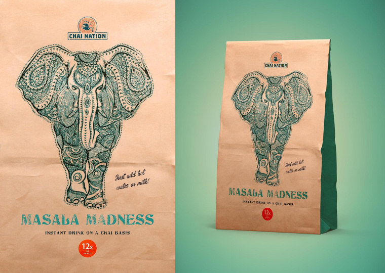  CHAI TEA 茶葉包裝設(shè)計-上海包裝設(shè)計公司