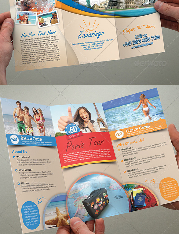 上海畫冊設(shè)計公司分享40+最佳旅游宣傳手冊設(shè)計模板-多彩旅行宣傳小冊子