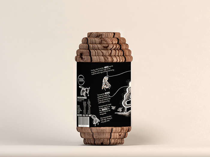 像蜂巢的蜂蜜蜂膠創(chuàng)意包裝設計-上海包裝設計公司