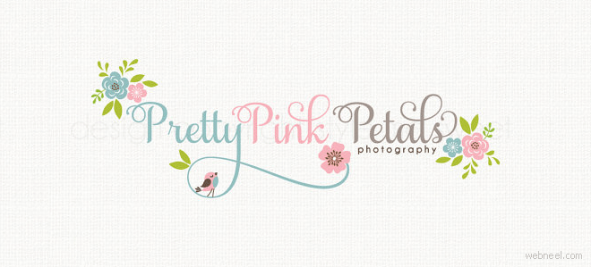 創(chuàng)意花朵標志設計欣賞 flower logo design-上海logo設計公司