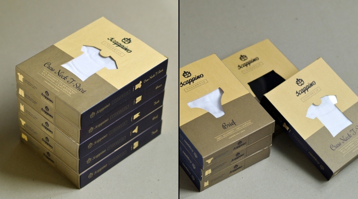 Scappino 男士內(nèi)衣包裝設計”開窗版“-上海包裝設計公司包裝欣賞