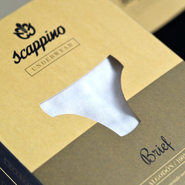 Scappino 男士內(nèi)衣包裝設計”開窗版“-上海包裝設計公司包裝欣賞