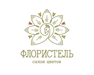 創(chuàng)意花朵標志設計欣賞 flower logo design-上海logo設計公司