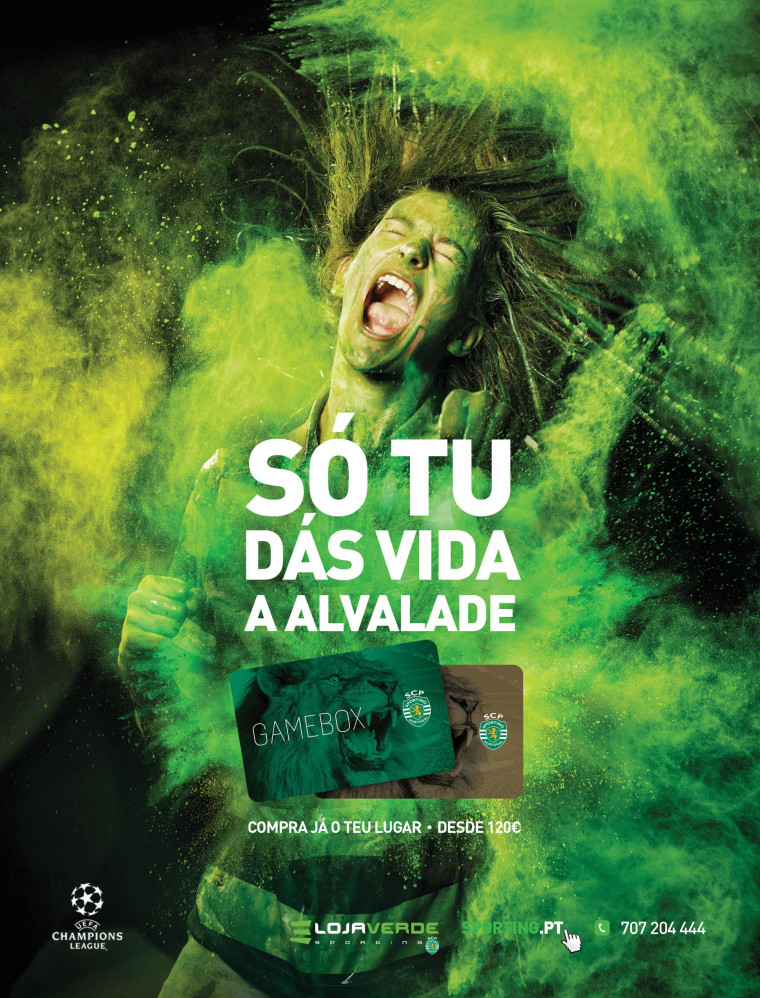 葡萄牙里斯本競技隊平面創(chuàng)意廣告“激情球迷”篇-上海廣告設(shè)計公司