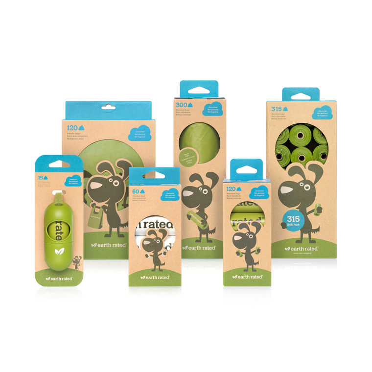 環(huán)保風(fēng)格Earth Rated糞便袋包裝設(shè)計(jì)-上海包裝設(shè)計(jì)公司寵物用品包裝欣賞