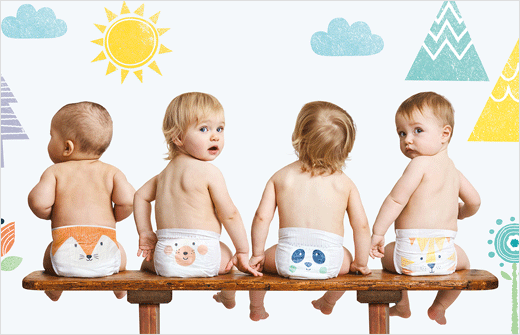 清新風(fēng)格 Kit & Kin 環(huán)保型母嬰品牌嬰兒尿布拉拉褲logo設(shè)計包裝設(shè)計 清新風(fēng)格 Kit & Kin 環(huán)保型母嬰品牌嬰兒尿布拉拉褲logo設(shè)計包裝設(shè)計