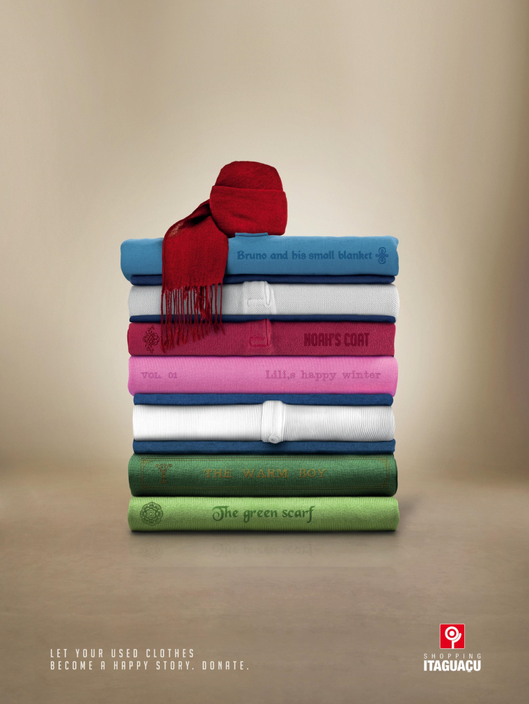 巴西二手衣物捐贈創(chuàng)意公益廣告“動人故事”篇-上海設計公司