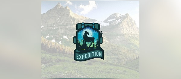 遠征山羊圖騰風格標志設(shè)計-上海標志設(shè)計公司