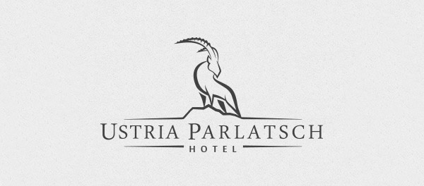 酒店Ustria Parlatsch山羊標志設(shè)計-上海標志設(shè)計公司