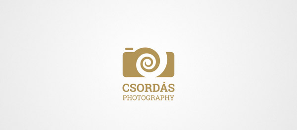 Csordas攝影螺旋標志設(shè)計-上海標志設(shè)計公司