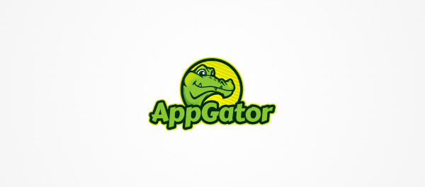 AppGator應用程序鱷魚標志設計-上海標志設計公司