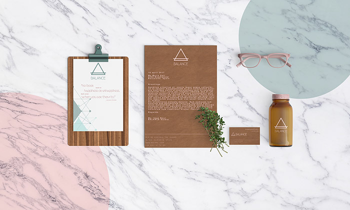 BALANCE天然有機(jī)草本精油與瑜伽健身器材標(biāo)志設(shè)計(jì)VI設(shè)計(jì)