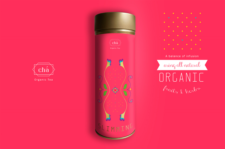 cha有機(jī)茶葉概念時尚包裝設(shè)計欣賞-上海包裝設(shè)計公司