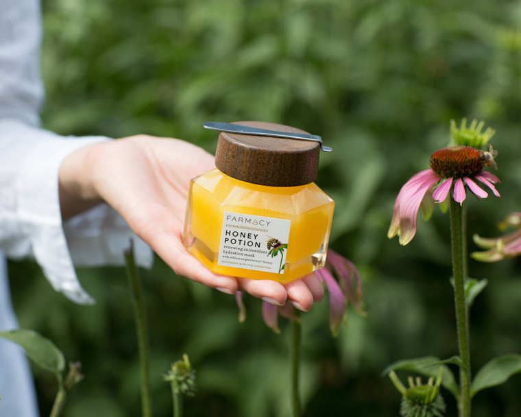 Farmacy 農(nóng)場品牌蜂蜜產(chǎn)品護膚品包裝設(shè)計瓶形設(shè)計-上海包裝設(shè)計公司