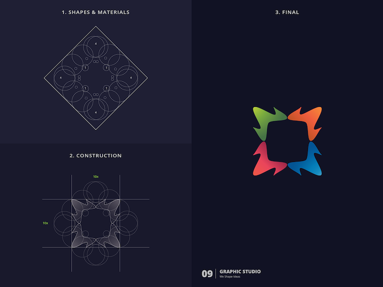 上海標(biāo)志設(shè)計(jì)公司分享25個(gè)利用黃金比例創(chuàng)建設(shè)計(jì)的創(chuàng)意標(biāo)志