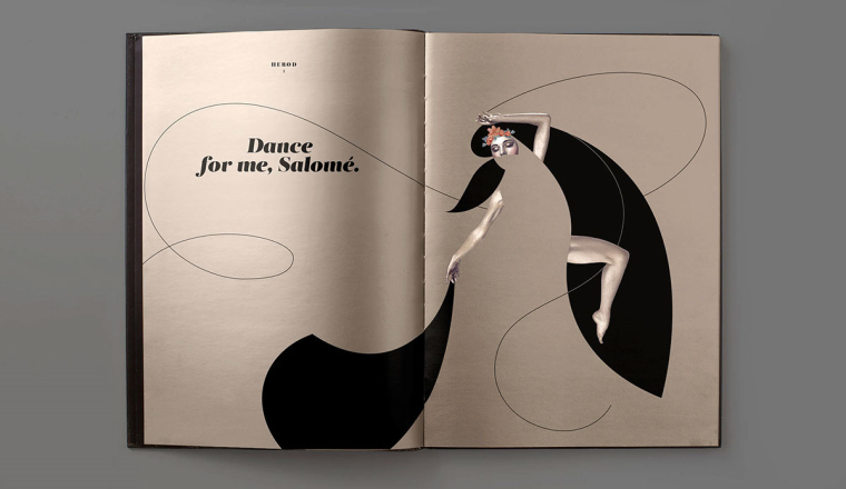 莎樂美暗金色藝術(shù)宣傳冊設(shè)計-上海畫冊設(shè)計公司