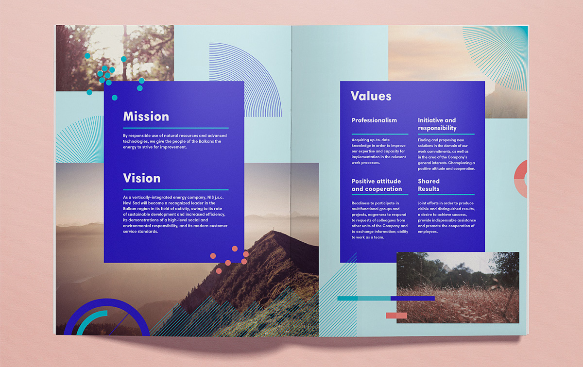 NIS企業(yè)年度報告畫冊設(shè)計-完美的信息圖表設(shè)計與配色設(shè)計-上海畫冊設(shè)計公司