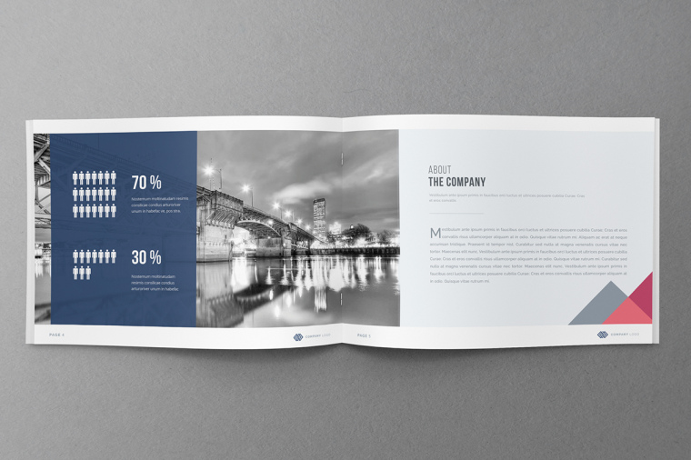 商務(wù)風(fēng)格品牌藍色公司簡介手冊設(shè)計上海畫冊設(shè)計公司