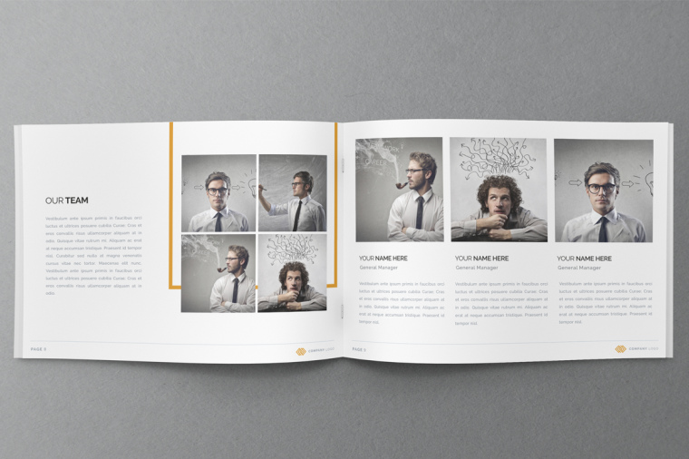 黃色線框風(fēng)格年報宣傳冊設(shè)計-上海畫冊設(shè)計公司