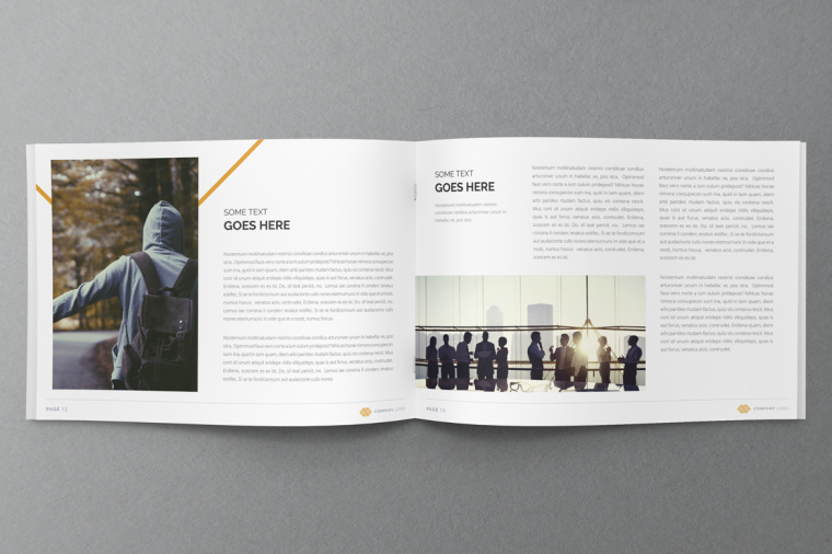 黃色線框風(fēng)格年報宣傳冊設(shè)計-上海畫冊設(shè)計公司