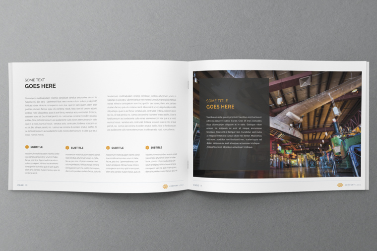 黃色線框風(fēng)格年報宣傳冊設(shè)計-上海畫冊設(shè)計公司