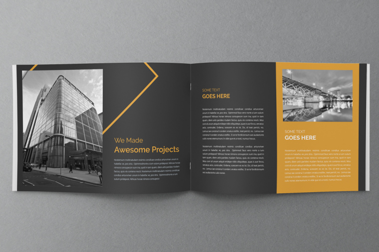 黃色線框風(fēng)格年報宣傳冊設(shè)計-上海畫冊設(shè)計公司