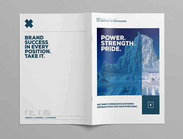 精英設計公司 Bifold 2色企業(yè)宣傳手冊設計模板-上海畫冊設計公司 精英設計公司 Bifold 2色企業(yè)宣傳手冊設計模板-上海畫冊設計公司