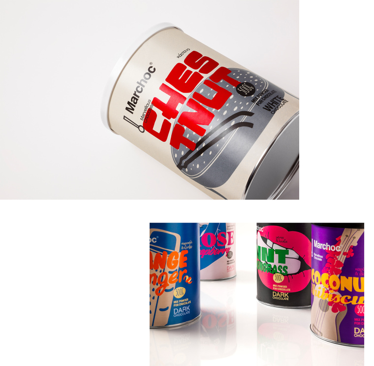 Marchoc 系列風(fēng)味灌裝巧克力飲料沖劑包裝設(shè)計-上海包裝設(shè)計公司