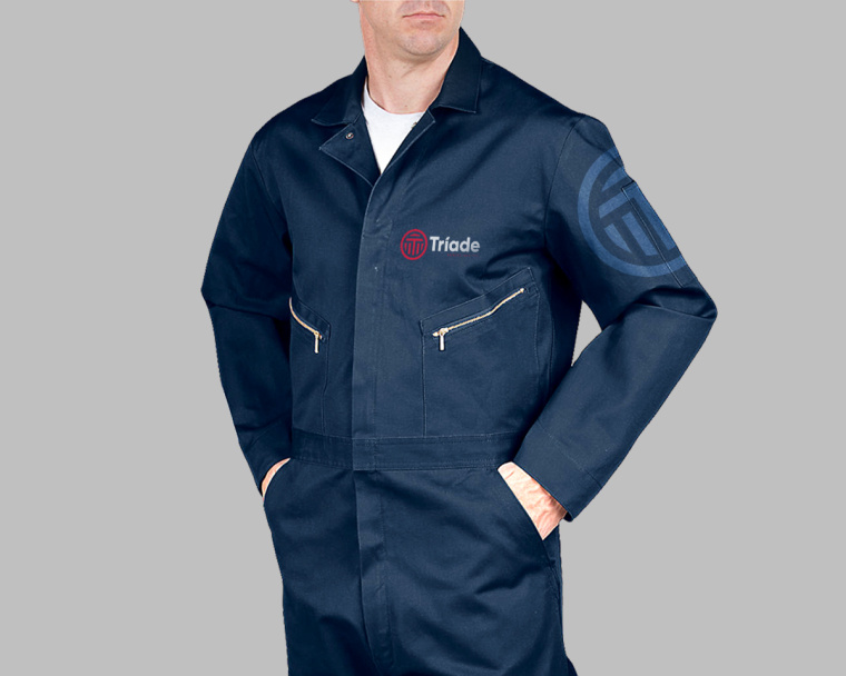 Tríade 工業(yè)品檢測企業(yè)logo設(shè)計品牌VI形象設(shè)計-上海品牌設(shè)計公司