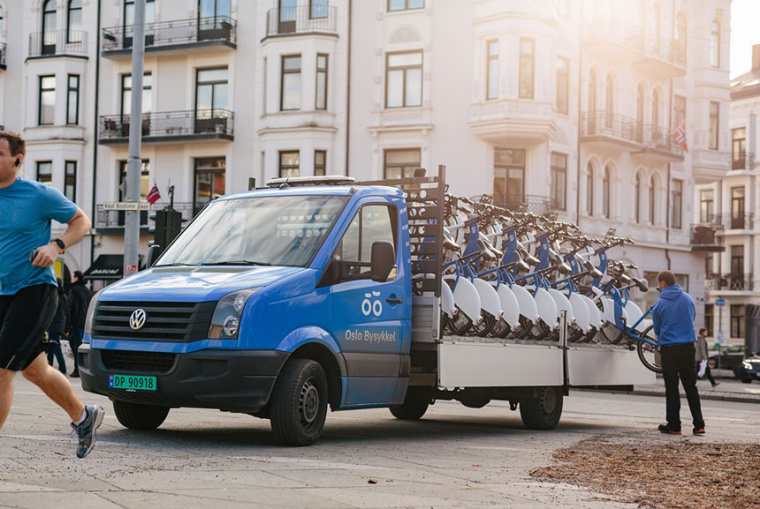 奧斯陸城市共享單車自行車logo設(shè)計(jì)-上海Logo設(shè)計(jì)公司-上海品牌設(shè)計(jì)公司
