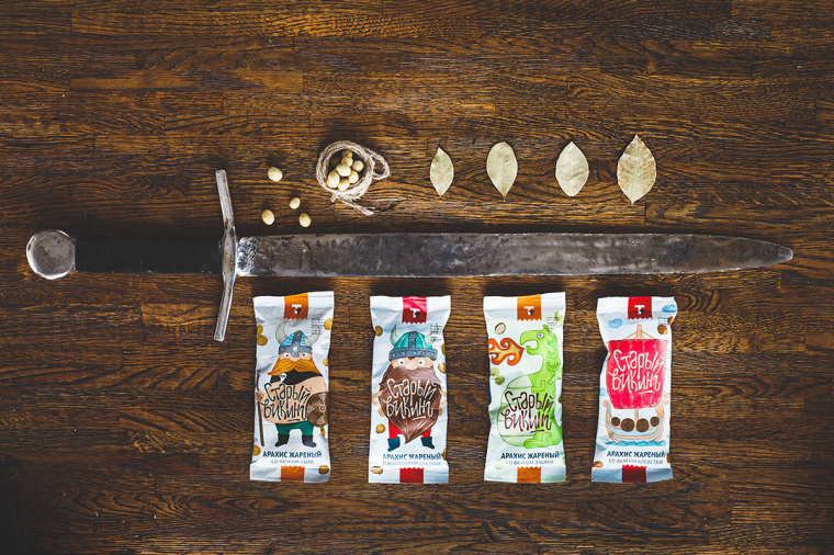 維京海盜品牌花生休閑食品包裝設(shè)計“海盜插畫設(shè)計篇”-上海包裝設(shè)計公司欣賞