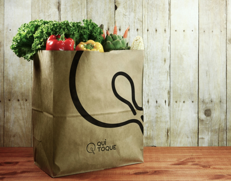 QUI TOQUE 外賣餐飲食材公司品牌VI形象設(shè)計-上海品牌設(shè)計公司