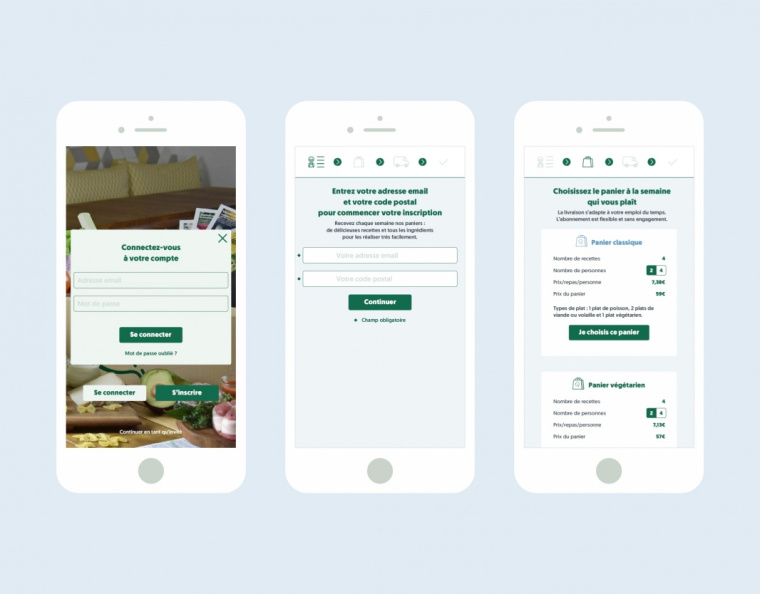 QUI TOQUE 外賣食材餐飲app界面設(shè)計-上海品牌設(shè)計公司