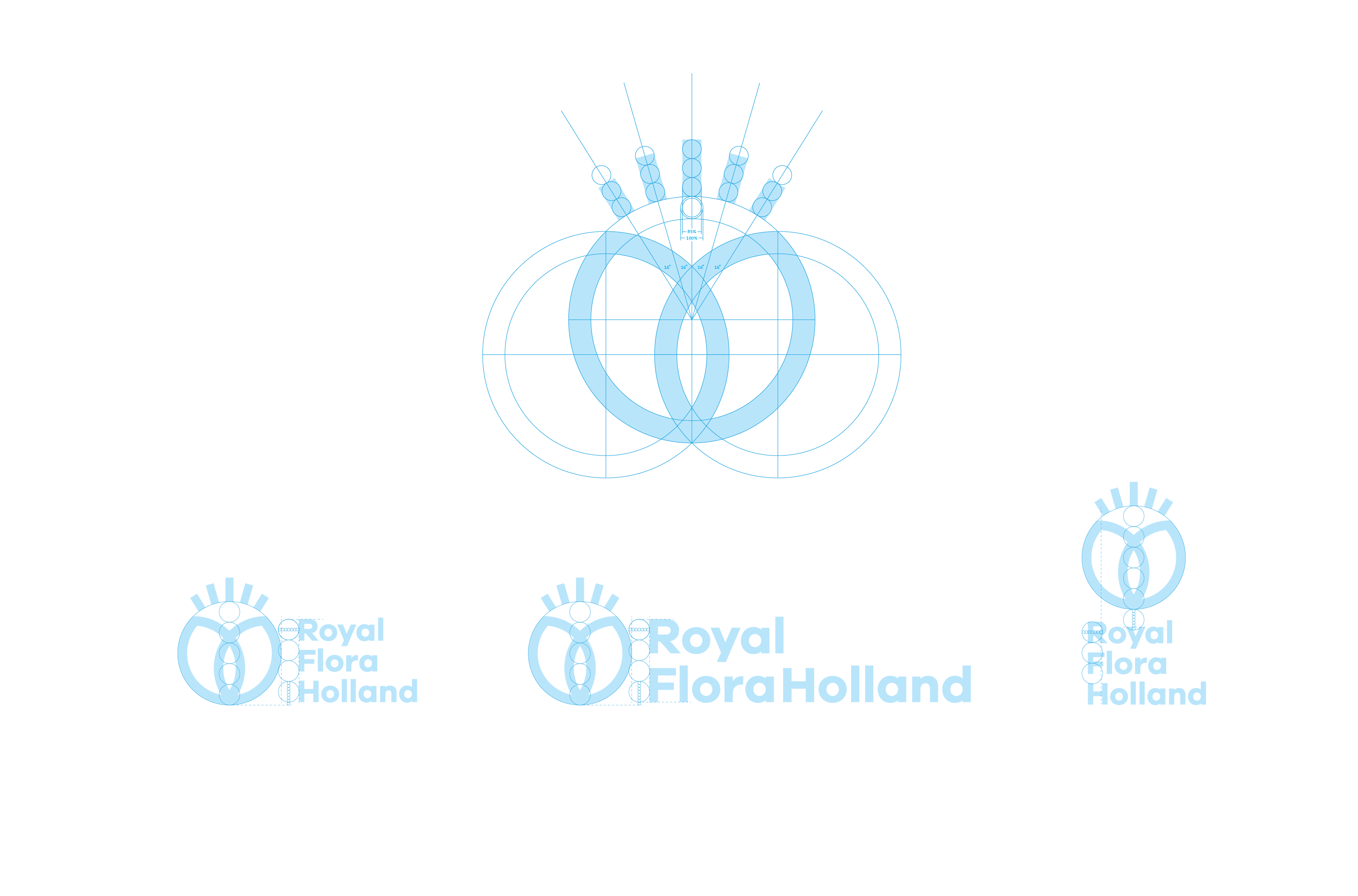Royal Flora Holland 鮮花花卉種植合作社品牌logo設(shè)計(jì)-上海logo設(shè)計(jì)公司