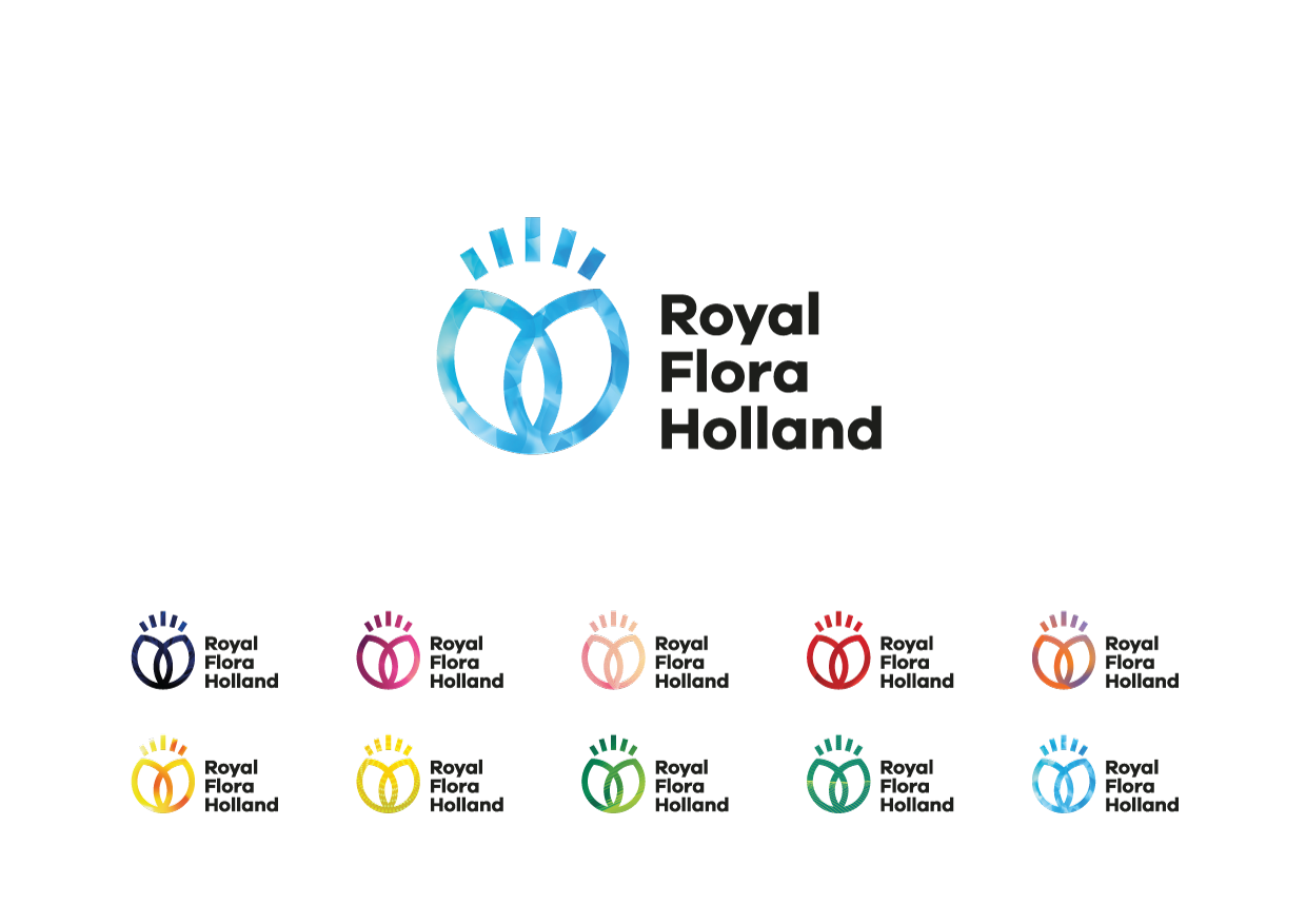 Royal Flora Holland 鮮花花卉種植合作社品牌logo設(shè)計(jì)-上海logo設(shè)計(jì)公司